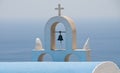 Christian church dome, Santorini Royalty Free Stock Photo