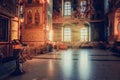 Christian Church inside the concept of religion Royalty Free Stock Photo