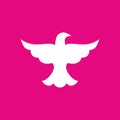 Christian church logo. Dove icon, Holy Spirit