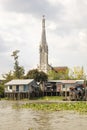 Christian church in rural Vietnam Royalty Free Stock Photo