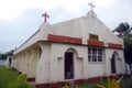 Christian church at Tonga Royalty Free Stock Photo