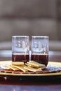 Christian Communion Elements with Selective Focus