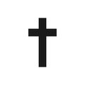 Christian cross icon vector design symbol Royalty Free Stock Photo