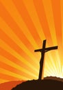 Christian Cross silhouette