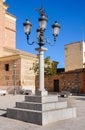 Christian Cross in a square of Illescas, Toledo & x28;Spain& x29;