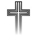 Christian cross, symbol crucifixion Jesus, talisman, symbol faith and veneration