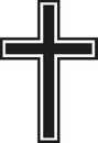 Christian cross vector