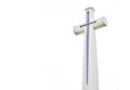 Christian cross with white isolated background Royalty Free Stock Photo