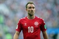 Christian Eriksen in FIFA WORLD CUP RUSSIAN 2018 , GROUP C, DENMARK V FRANCE