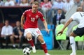 Christian Eriksen in FIFA WORLD CUP RUSSIAN 2018 , GROUP C, DENMARK V FRANCE