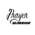 Bible Quote Design - Prayer warrior Royalty Free Stock Photo