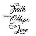 Christian Quote for print - Have Faith