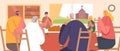 Christian Family Characters Gathers at Table for Pray, And Give Thanks During Mealtime, Fostering Faith, Unity