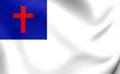 Christian Flag Royalty Free Stock Photo