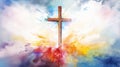 Christian god cross spiritual religion background religious crucifix easter catholic faith Royalty Free Stock Photo