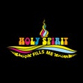 Christian illustration. Holy Spirit, fills me Royalty Free Stock Photo