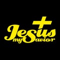 Christian illustration. Jesus is my Savior. Royalty Free Stock Photo