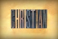 Christian Letterpress Royalty Free Stock Photo