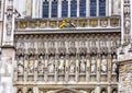 Christian Martyr Statues Facade Westminster Abbey London England Royalty Free Stock Photo