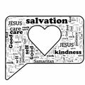 Christian Message of Love Royalty Free Stock Photo