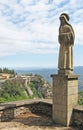 Christian Monument near by Montserrat monastery