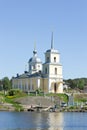 Christian orthodox church on the shore of Lake Onega