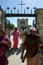 Christian Pilgrims from India on Har Tabor Royalty Free Stock Photo