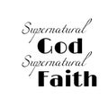 Christian Poster Design - Supernatural God