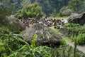 Christian preaching in the Papuan village