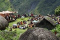 Christian preaching in the Papuan village