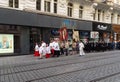 Christian procession in Brno