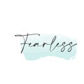 Christian quote design - Fearless