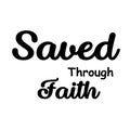 Christian Quote - Saved through faith