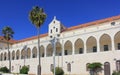 Christian school and Salesian church in Nazareth, Israel Royalty Free Stock Photo