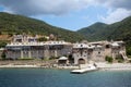 Christian shrine by the sea on Mount Athos