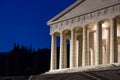 Christian temple by Antonio Canova. Roman and Greek religious architecture, building as pantheon and parthenon. Church in Italy. Royalty Free Stock Photo