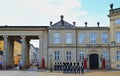 Christian VII`s Palace Amalienborg square Copenhagen Denmark Royalty Free Stock Photo