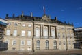 Christian VIII\'s Palace, Amalienborg, Copenhagen, Denmark Royalty Free Stock Photo