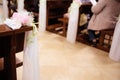 Christian wedding flower and decoration