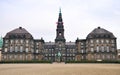 Christianborg palace front view in Copenhagen, Denmark Royalty Free Stock Photo