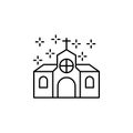 Christianity church icon. Element of christianity icon