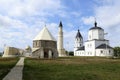 Christianity and Islam in Bolgar ancient city, Russia Royalty Free Stock Photo