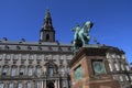 Christiansborg caslte part of danish parliament in Copenhagen