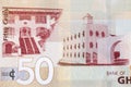 Christiansborg Castle from Ghanaian money