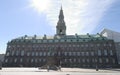 Christiansborg, the danish parlament Royalty Free Stock Photo