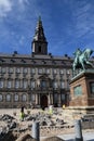 CHRISTIANSBORG PALACE COPENAHGEN DENMARK Royalty Free Stock Photo