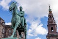 Christiansborg Palace in Copenhagen. Danish Parliament Folketinget. Royalty Free Stock Photo