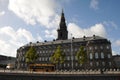 Christiansborg slot or christiansborg castle in Copenhagen