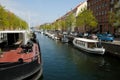 Christianshavn Canal - Copenhagen - Denmark Royalty Free Stock Photo