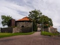 Entrance to Christiansholm Fortress in Kristiansand city in Norway Royalty Free Stock Photo